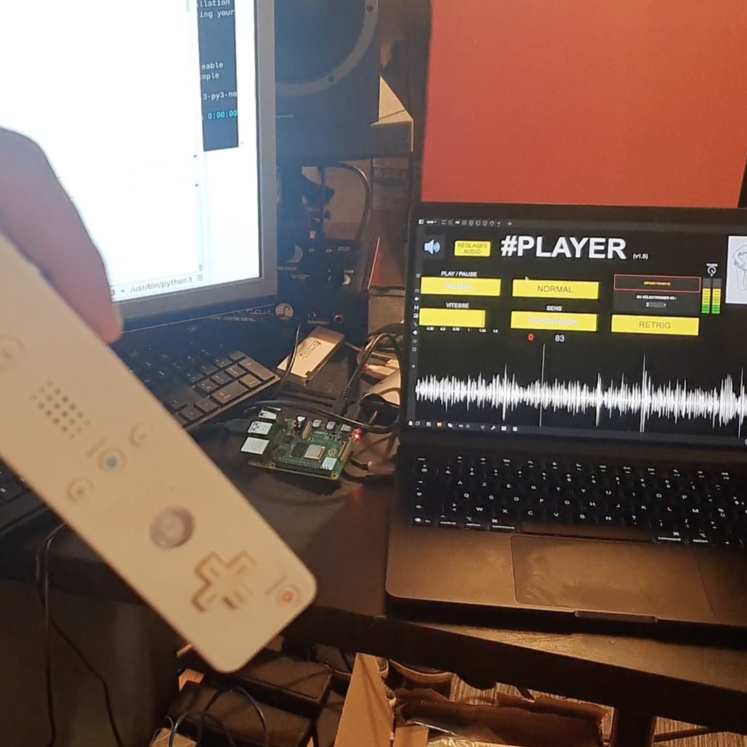 PLAYER AUDIO + WIIMOTE